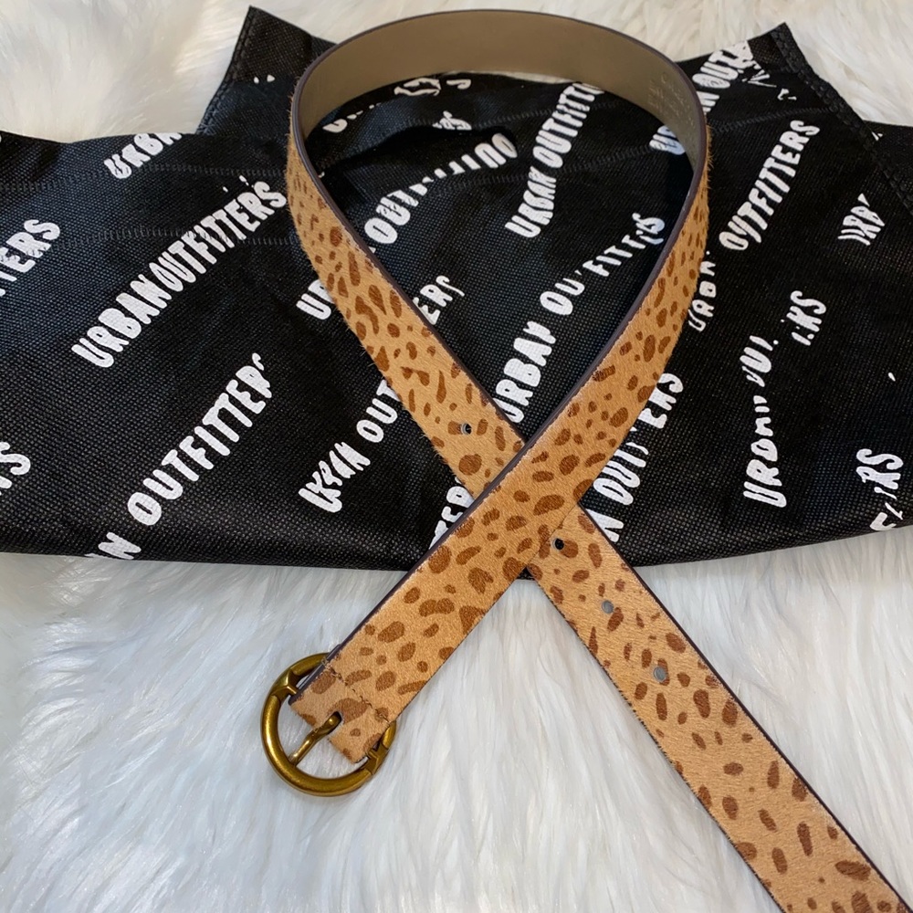 Urban Outfitters Small Animal Print Belt
